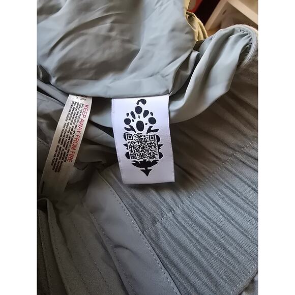 New Free People All Prepped Bibb Ski Overalls $428 LARGE Aqua Haze Snow Bib - Picture 10 of 10